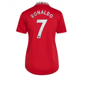 Manchester United Cristiano Ronaldo #7 kläder Kvinnor 2022-23 Hemmatröja Kortärmad
